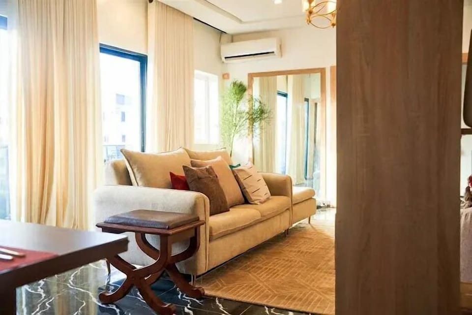 Family Apartment, Balcony, City View | Living area