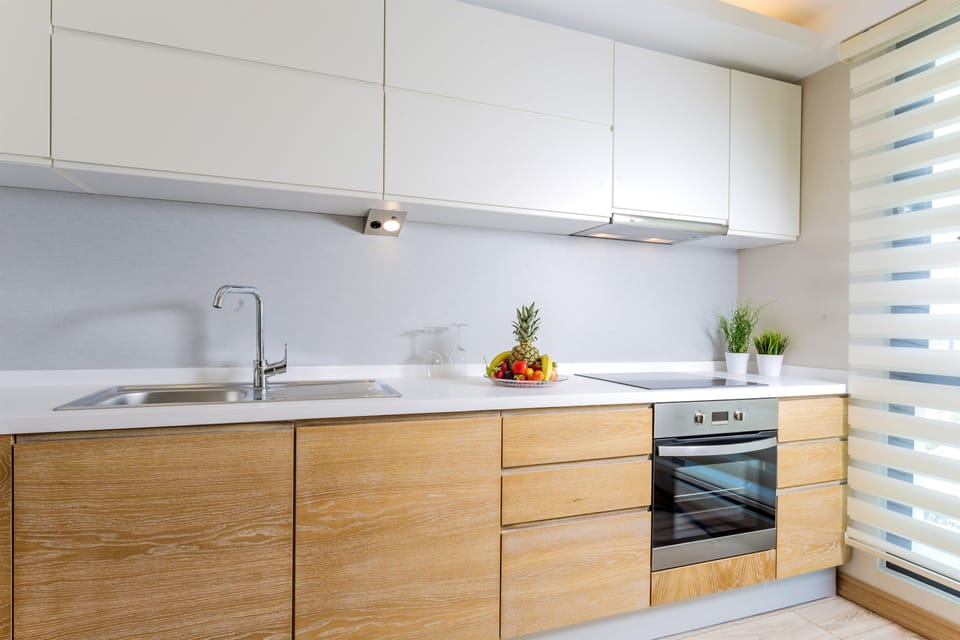 Mini-fridge, microwave, stovetop, dishwasher