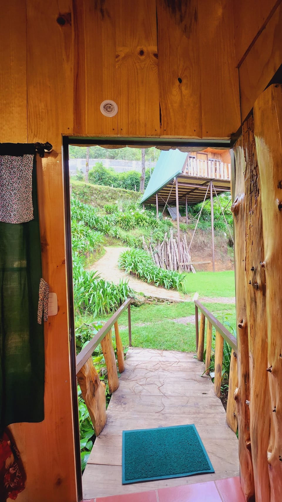 Traditional Cabin, Patio, Garden View