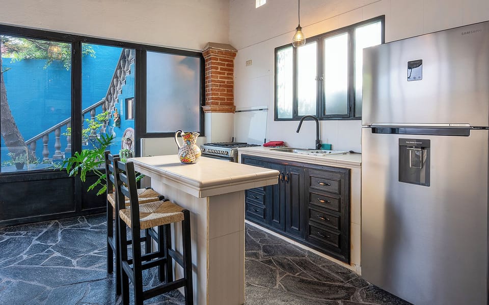 Casita Azul | Private kitchen | Shared fridge, shared microwave