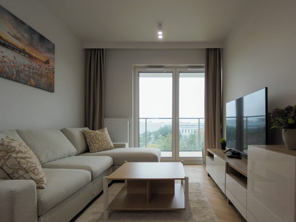 Apartment, Balcony | Living area