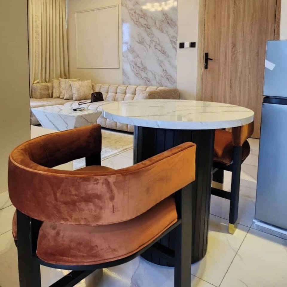 Economy Apartment, Balcony, City View | Dining room