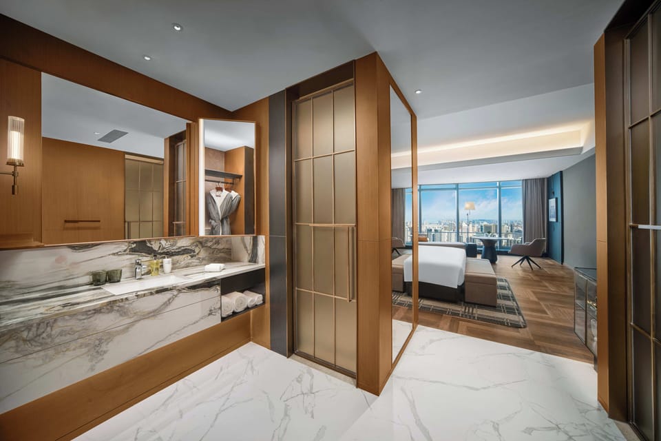 Standard Double Room, City View | Minibar (free items), in-room safe, blackout drapes, soundproofing