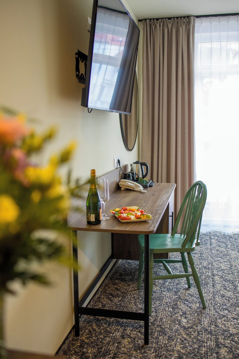 Comfort Double Room, 2 Twin Beds | Desk, laptop workspace, iron/ironing board (on request), WiFi (free)