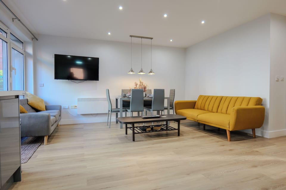 Apartment, 2 Bedrooms | Living area | Flat-screen TV