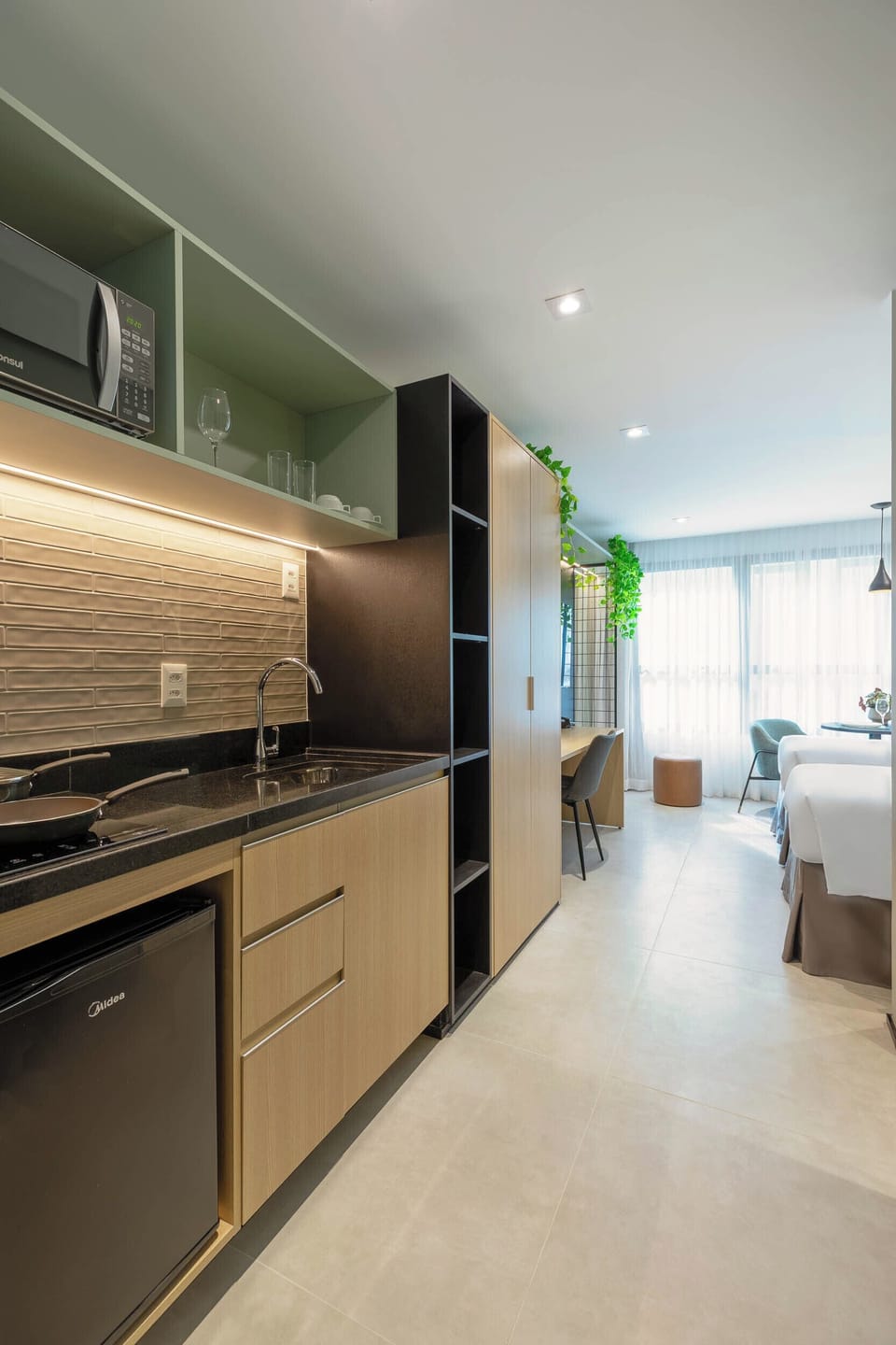 Superior Double or Twin Room, 2 Twin Beds, Kitchenette | Private kitchen | Microwave, stovetop, espresso maker, coffee/tea maker