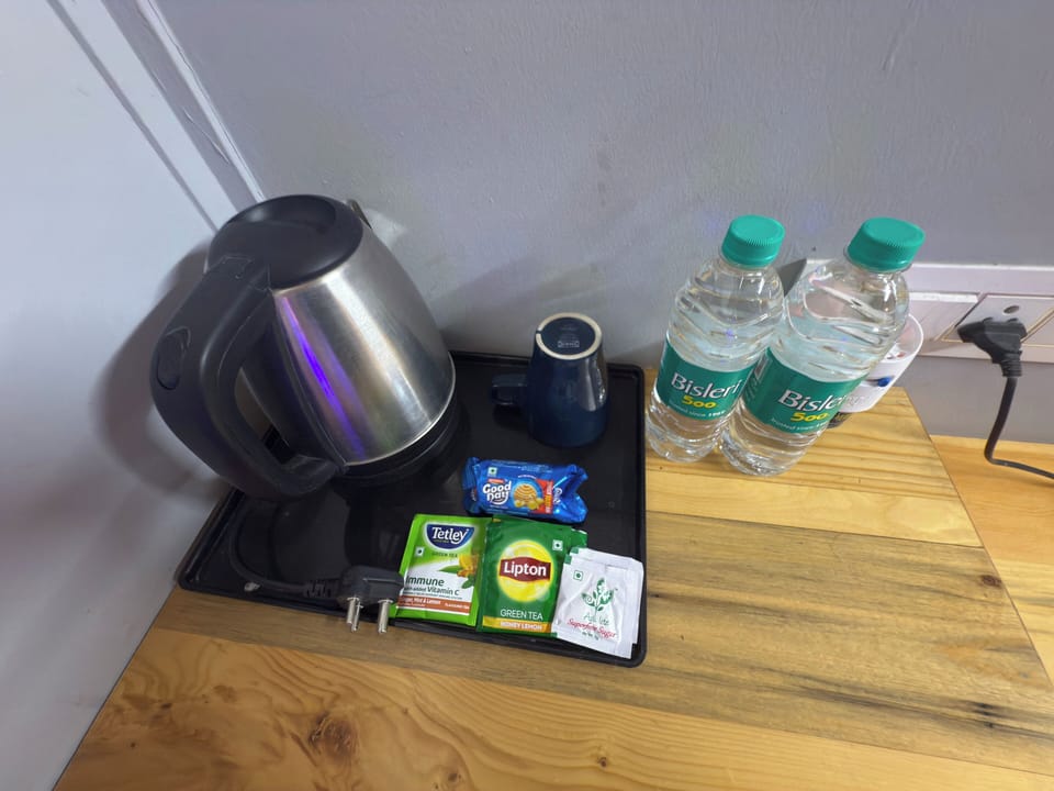 Deluxe Double Room, Balcony, City View | Desk, laptop workspace, free WiFi