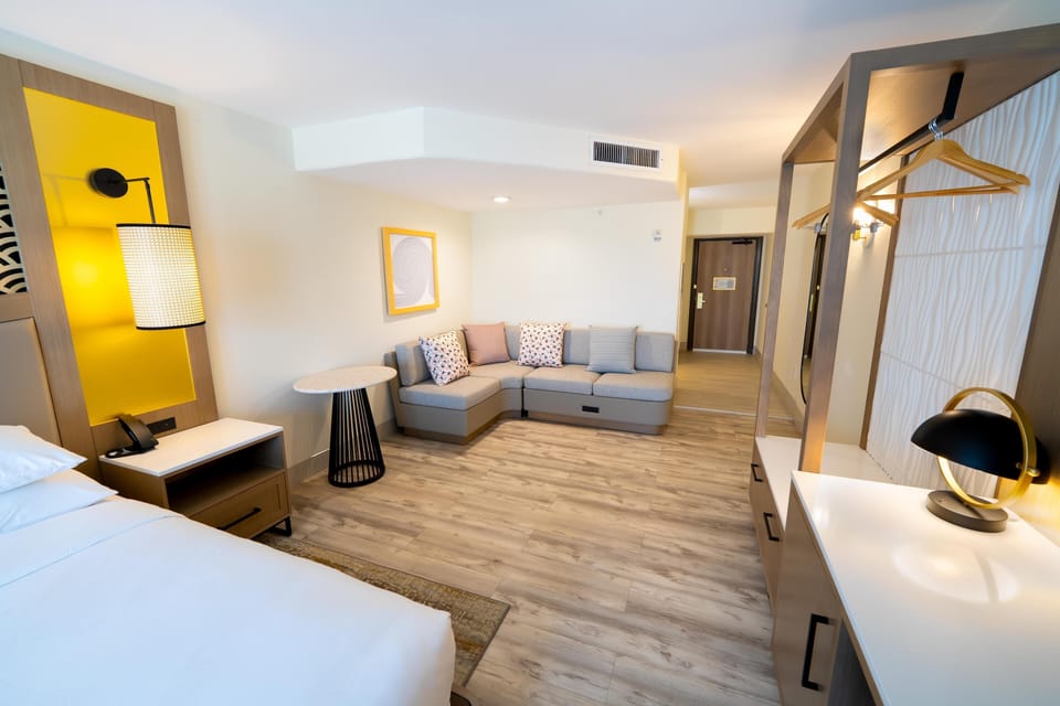 Premium bedding, pillowtop beds, in-room safe, desk