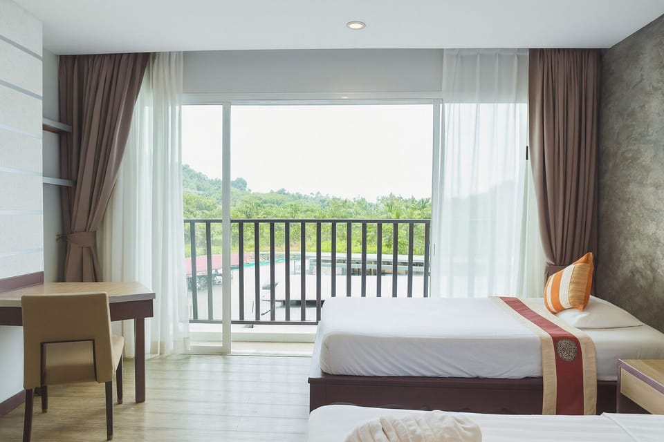 Triple Room, Balcony, City View | Mountain view