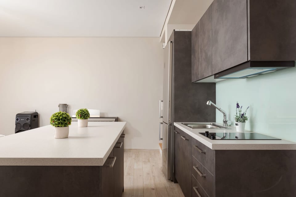 Luxury Villa, Sea View | Private kitchen | Full-size fridge, microwave, oven, stovetop