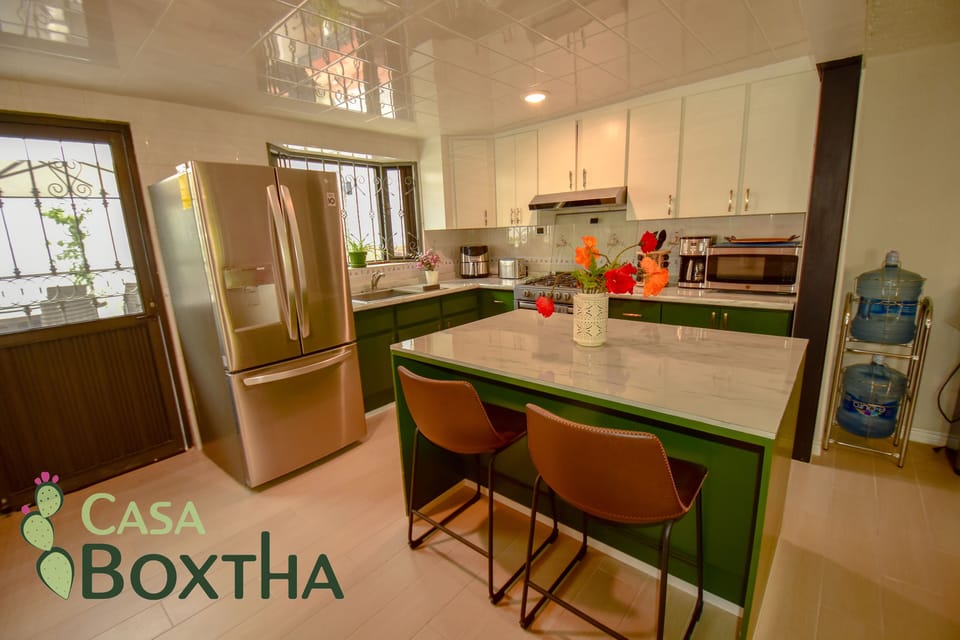 Family House, Garden View | Private kitchen | Coffee/tea maker, electric kettle
