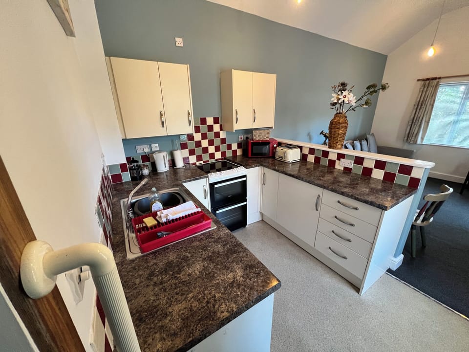 Apartment, 2 Bedrooms, Ground Floor (Annexe) | Private kitchen | Stovetop, coffee/tea maker