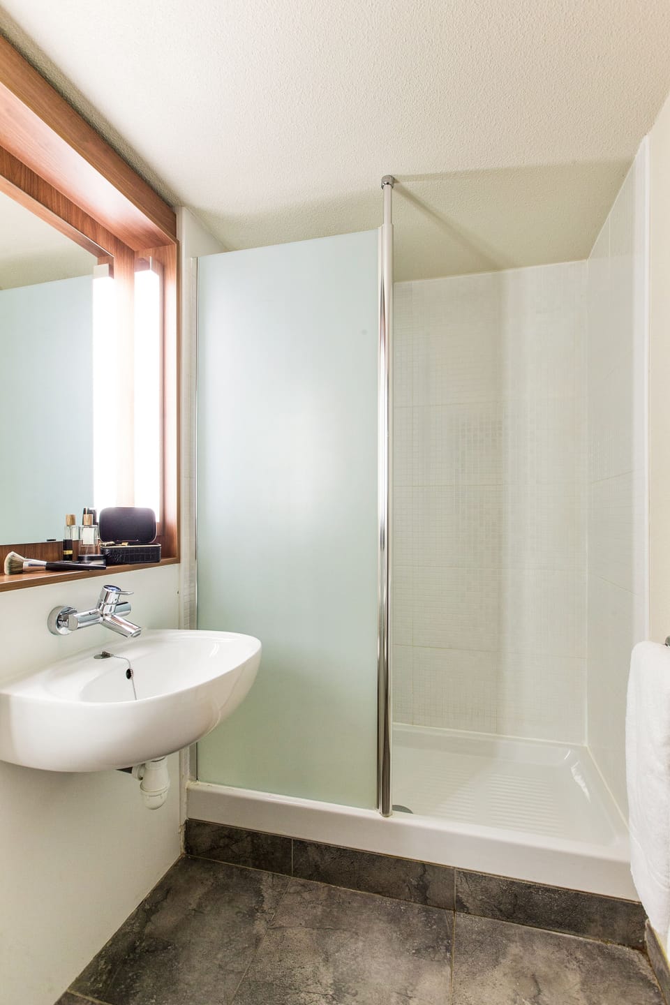 Eco-friendly toiletries, hair dryer, towels, soap