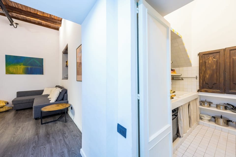Apartment (1 Bedroom) | Living area | TV