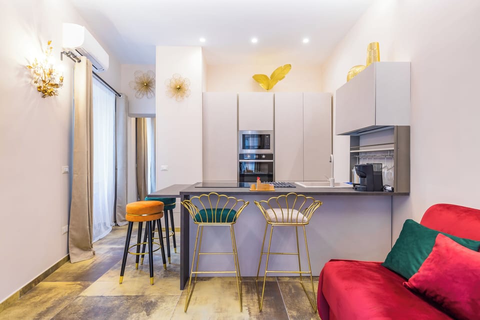 Apartment (1 Bedroom) | Private kitchen | Microwave, oven, stovetop, dishwasher
