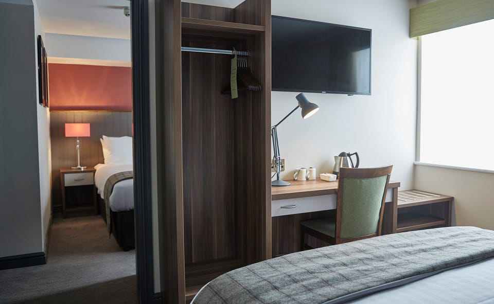 Desk, iron/ironing board, free WiFi, bed sheets
