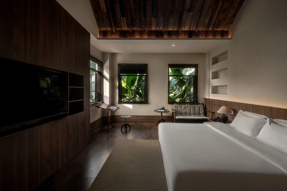 Premier Double Room, Hot Tub, River View | Premium bedding, down comforters, memory foam beds, minibar (free items)