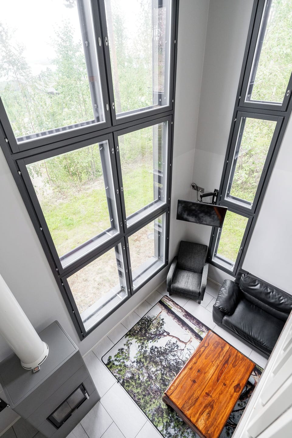 Superior Duplex, Multiple Beds, Pets Allowed, Lake View | Living area | Flat-screen TV, fireplace