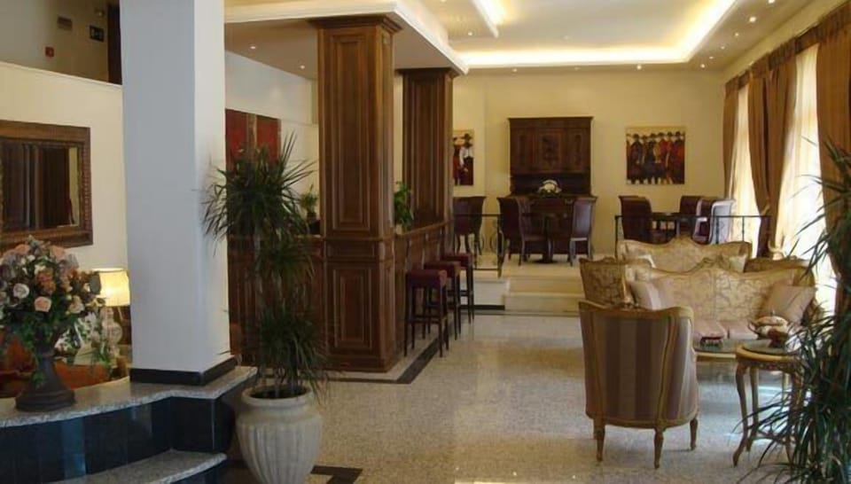 Lobby sitting area