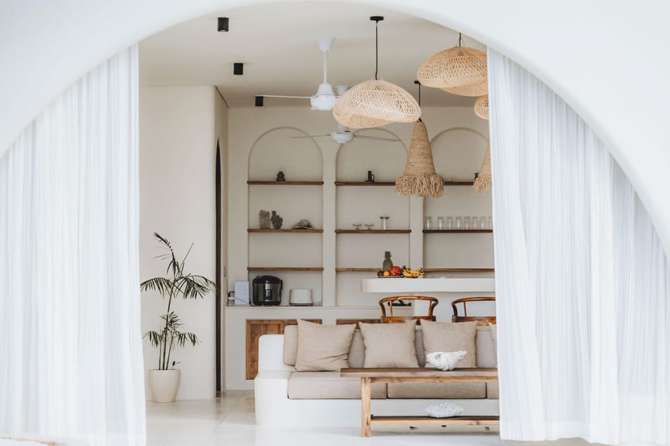 Luxury Villa, 2 Bedrooms, Sea View | Living room