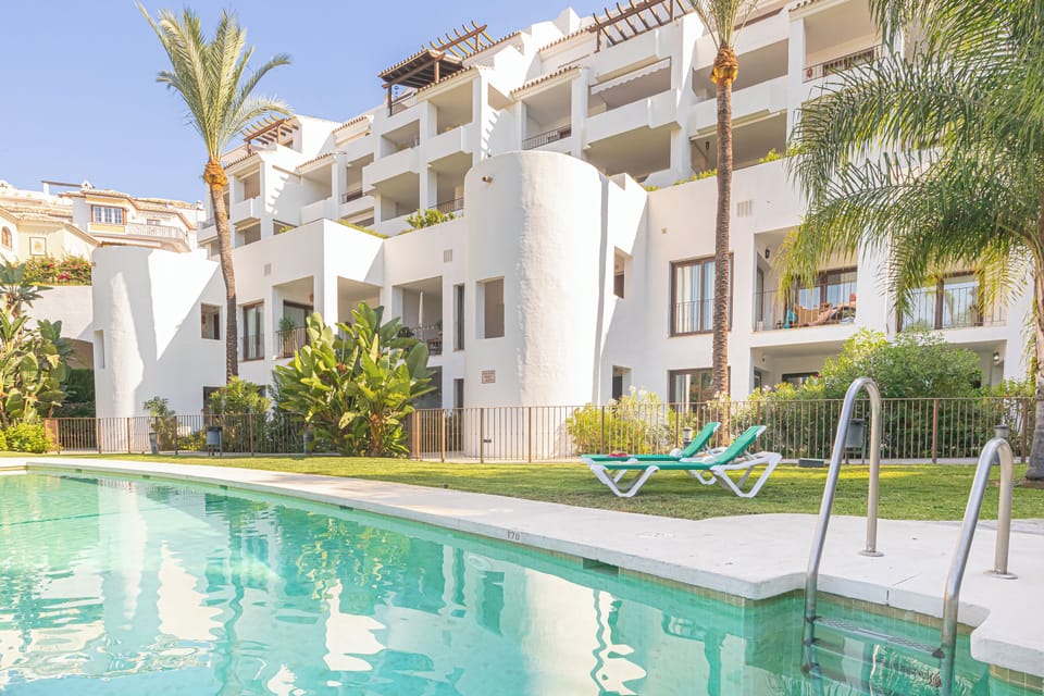 Family Apartment, 1 Bedroom, Microwave, Mountainside (Mijas Golf 1-Bedr, Terrace & shared) | Pool | Seasonal outdoor pool