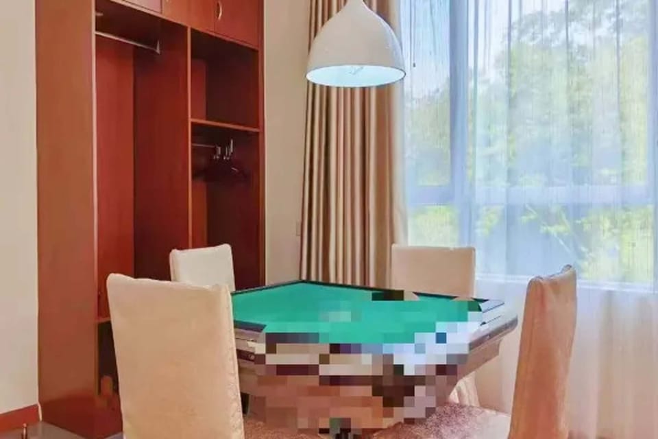Desk, laptop workspace, blackout drapes, WiFi (free)