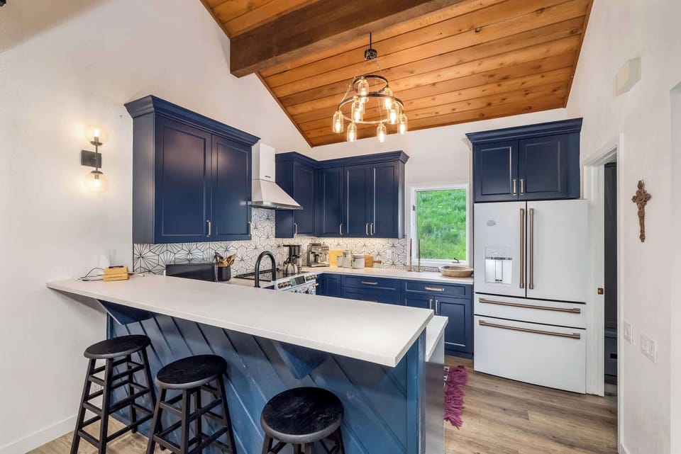 Townhome, Multiple Beds, Fireplace, Garden View (Ridgepoint Retreat) | Private kitchen | Fridge, microwave, oven, stovetop