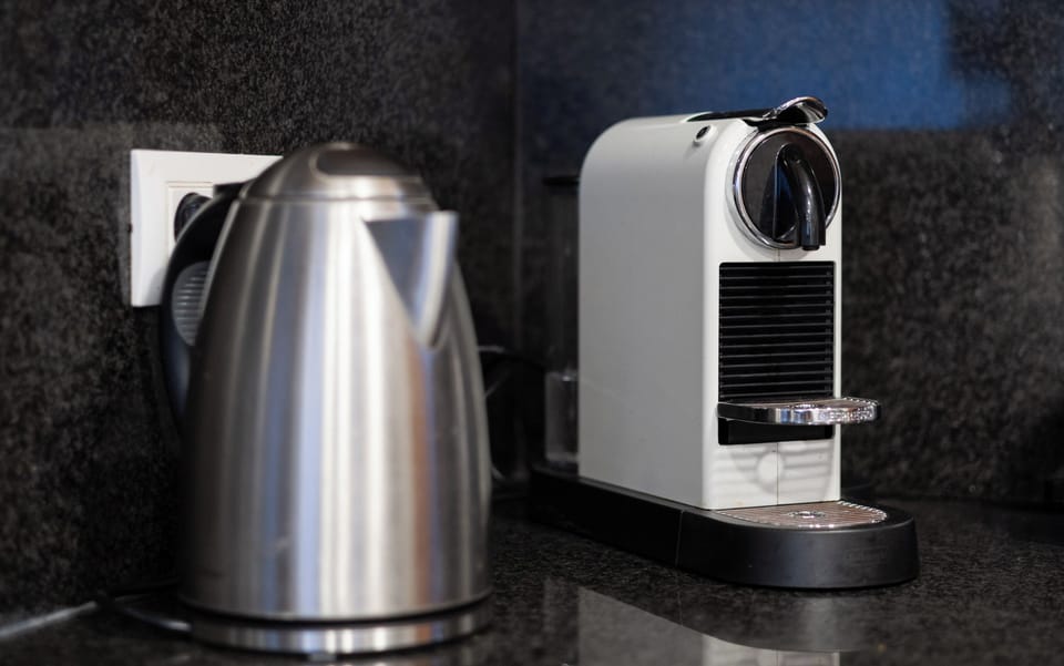 Apartment (3 Bedrooms) | Private kitchen | Fridge, microwave, oven, electric kettle