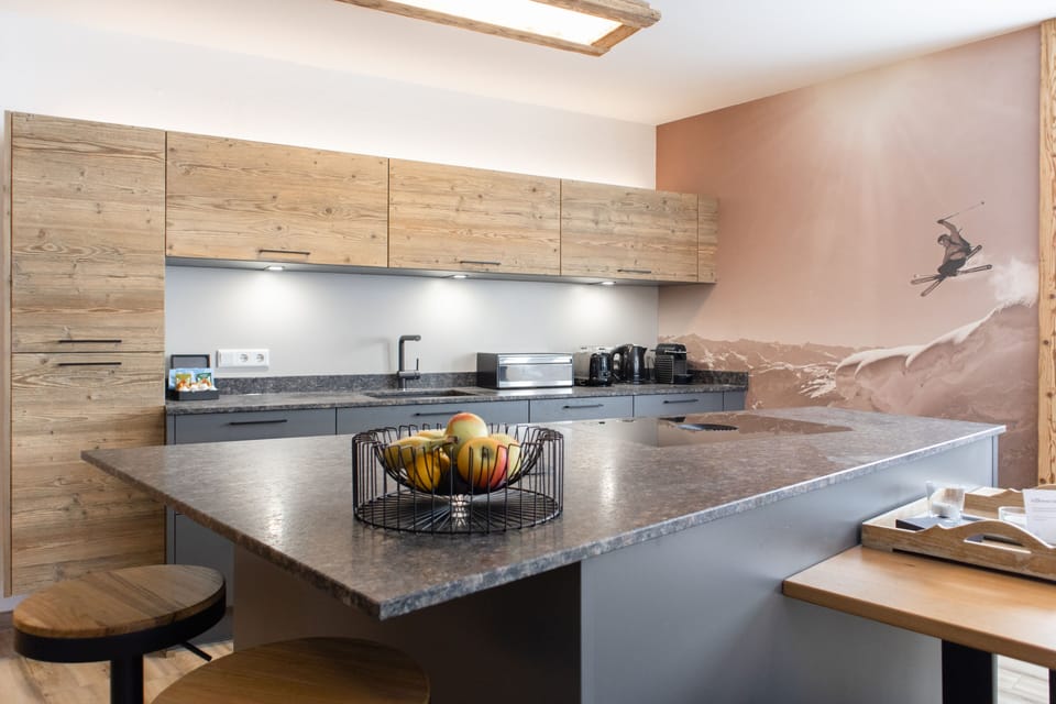 Superior Apartment (Excl. 215 EUR cleaning fee) | Private kitchen | Full-size fridge, microwave, oven, stovetop