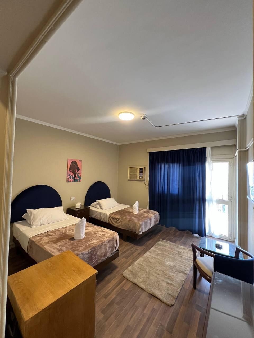 Basic Double or Twin Room, Balcony, City View | Blackout drapes, WiFi (free)