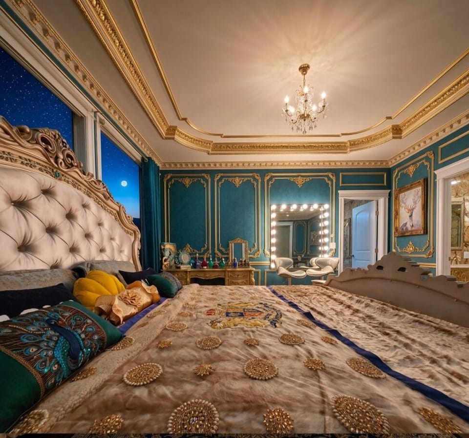 Royal Suite, 1 King Bed, Microwave, Executive Level | Premium bedding, desk, laptop workspace, blackout drapes