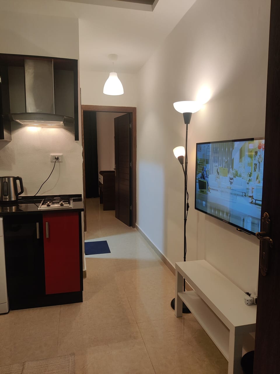 Apartment, 1 Bedroom, Accessible, Smoking | Living room | Flat-screen TV