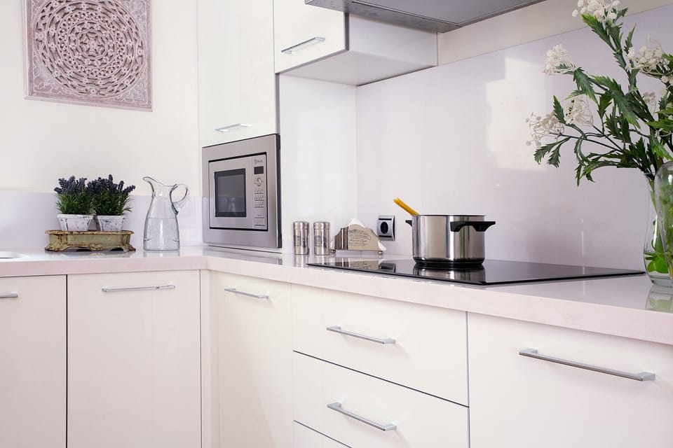 Deluxe Apartment, 2 Bedrooms, City View | Private kitchen | Electric kettle, toaster