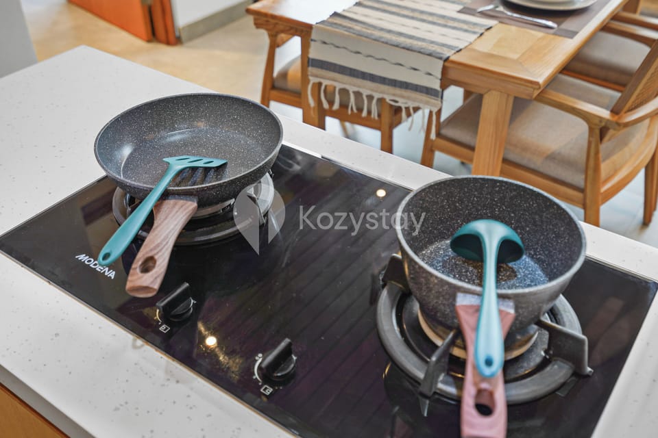 Villa, 3 Bedrooms, Resort View | Private kitchen | Full-size fridge, microwave, stovetop, toaster