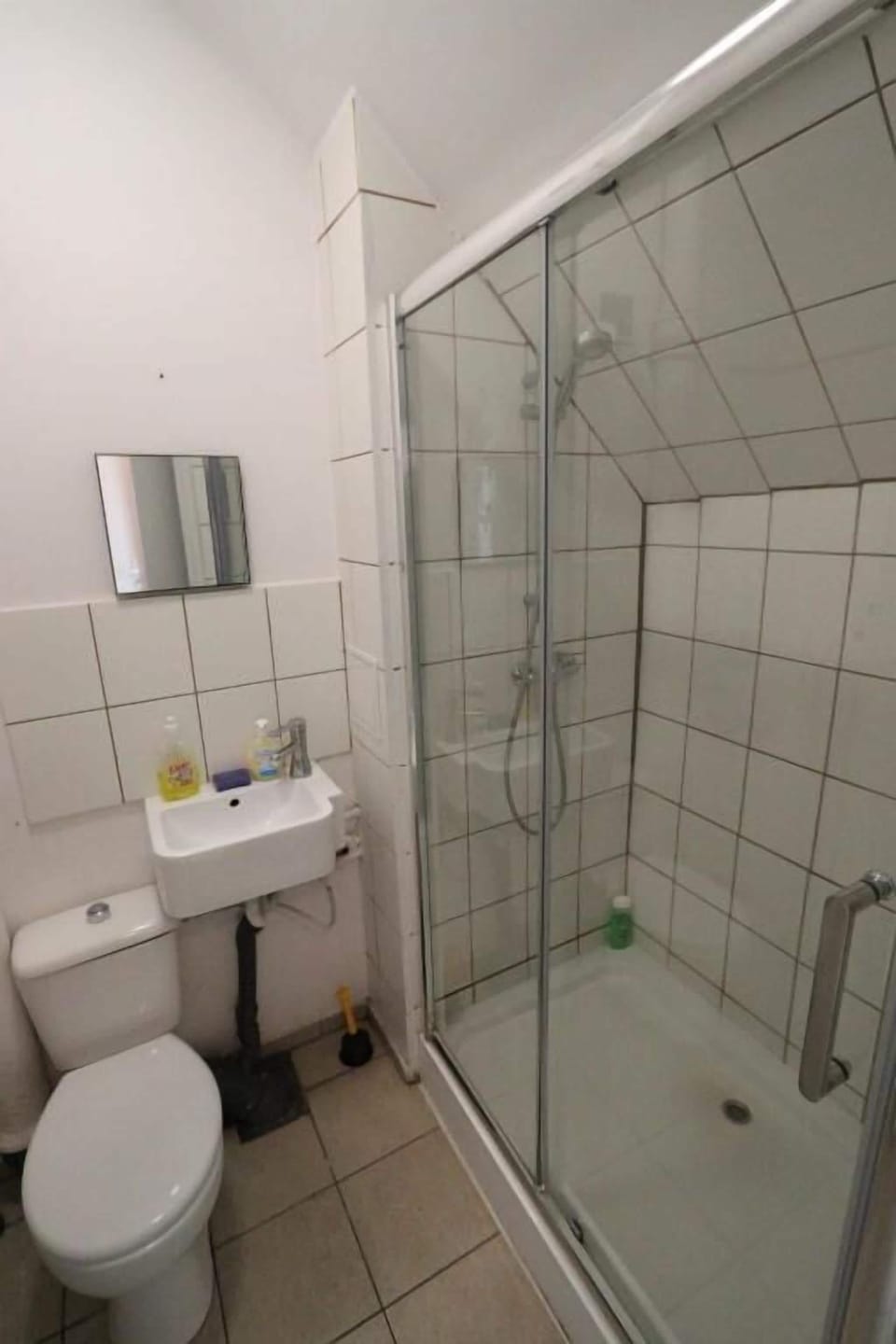 Basic Room | Bathroom | Hair dryer, towels, soap, shampoo