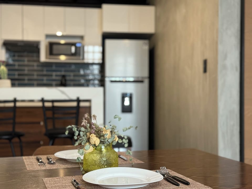 Deluxe Apartment, 1 King Bed | Private kitchen