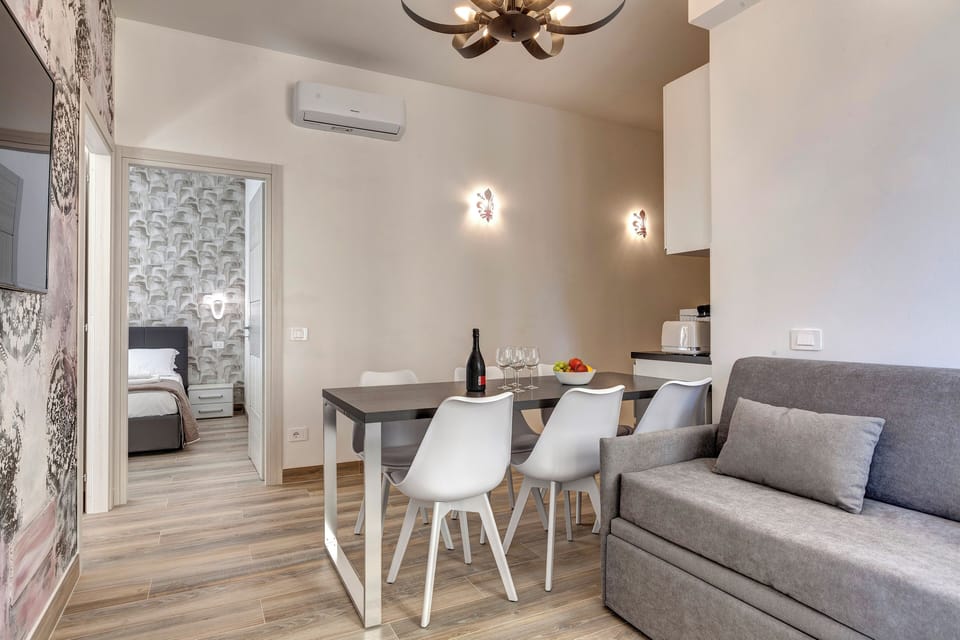 Apartment | Living area | 40-inch flat-screen TV with digital channels