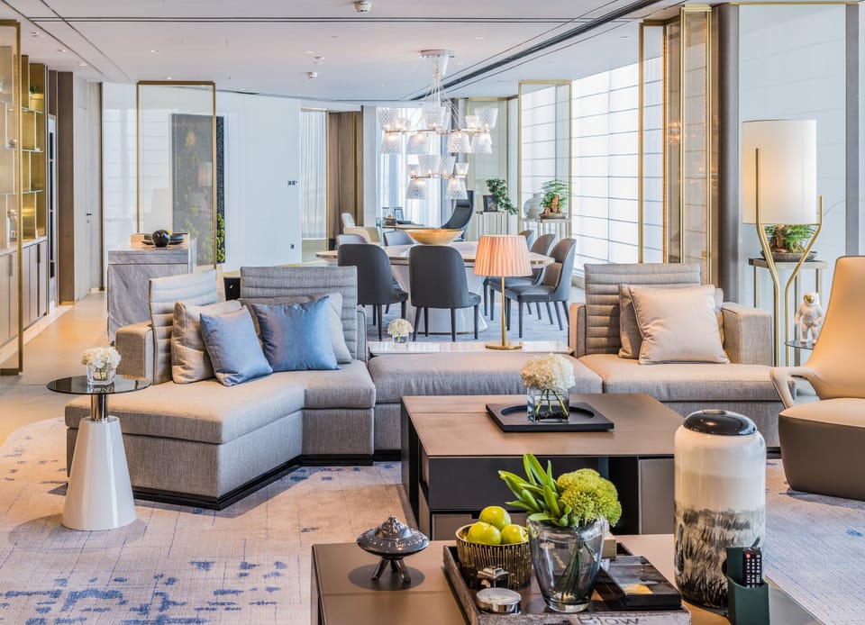 Presidential Suite, 1 King Bed | Premium bedding, minibar (some free items), in-room safe, desk