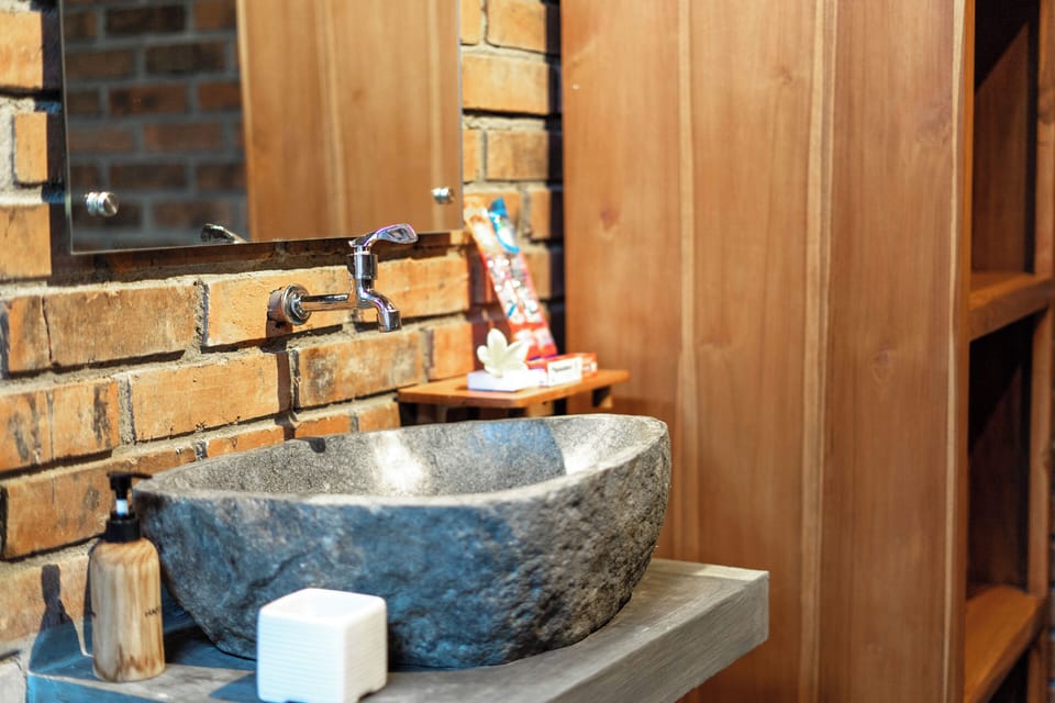 Family Room, Balcony, Pool View | Bathroom | Hair dryer, soap, shampoo, toilet paper