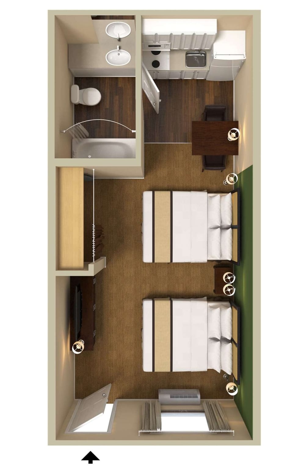 Desk, iron/ironing board, free WiFi, bed sheets