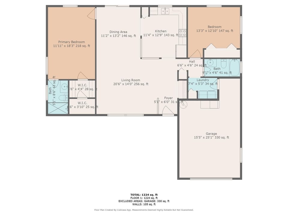 House, Multiple Beds (Pelican's Cove) | Floor plan