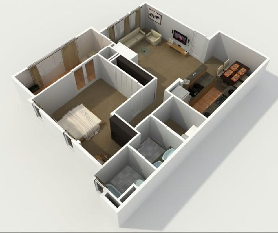 House | 1 bedroom, Internet