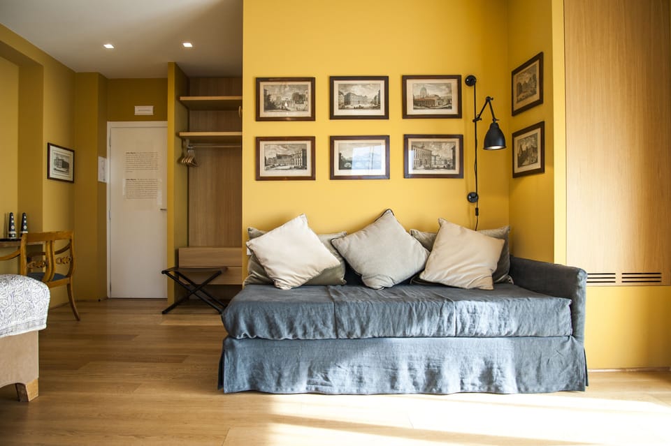 Panoramic Suite, 1 King Bed with Sofa bed, Terrace, City View | Premium bedding, free minibar, in-room safe, desk