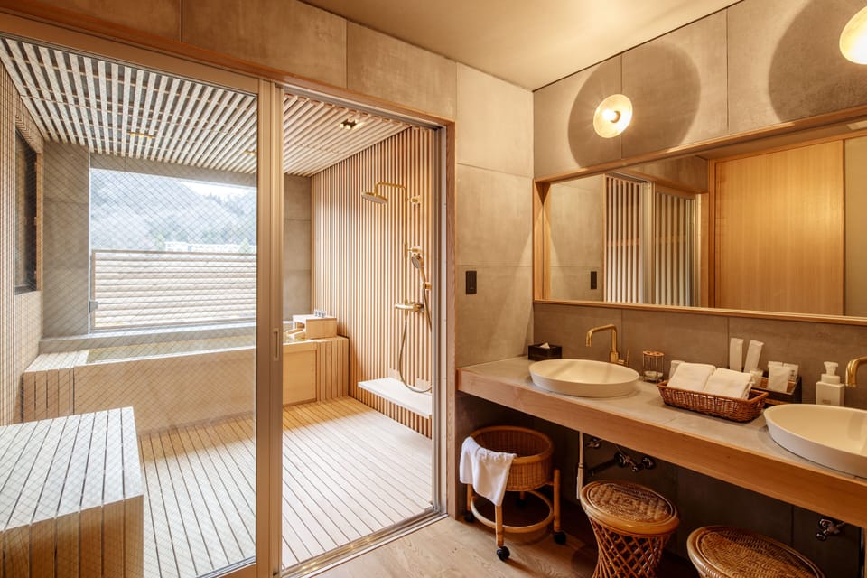Room with open-air bath | In-room safe, WiFi (free)
