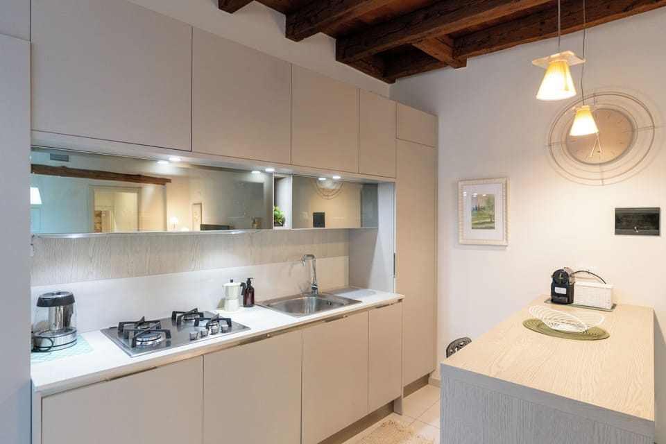 Superior Condo, Balcony, City View | Private kitchen | Full-size fridge, microwave, oven, stovetop