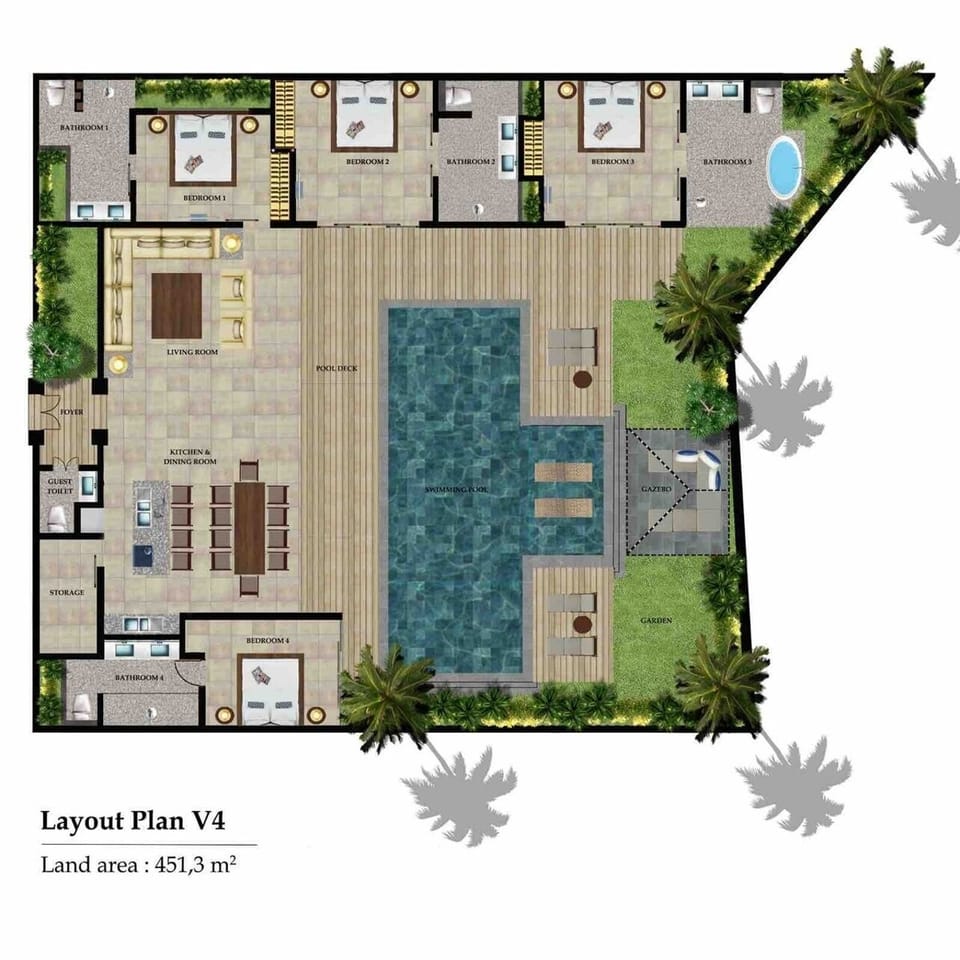 Villa (4 Bedrooms) | Exterior