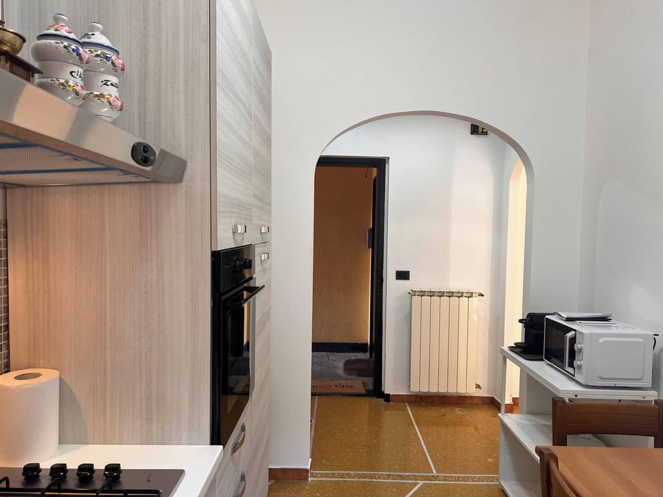 Apartment, 1 Bedroom, Balcony, Hill View | Private kitchen | Fridge, microwave, oven, stovetop