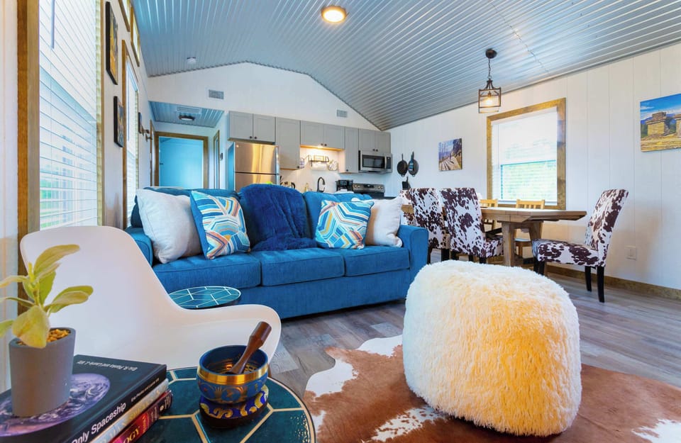 Cabin, Multiple Beds, Kitchen, Garden View (Shady Grove) | Living area | 42-inch flat-screen TV with digital channels