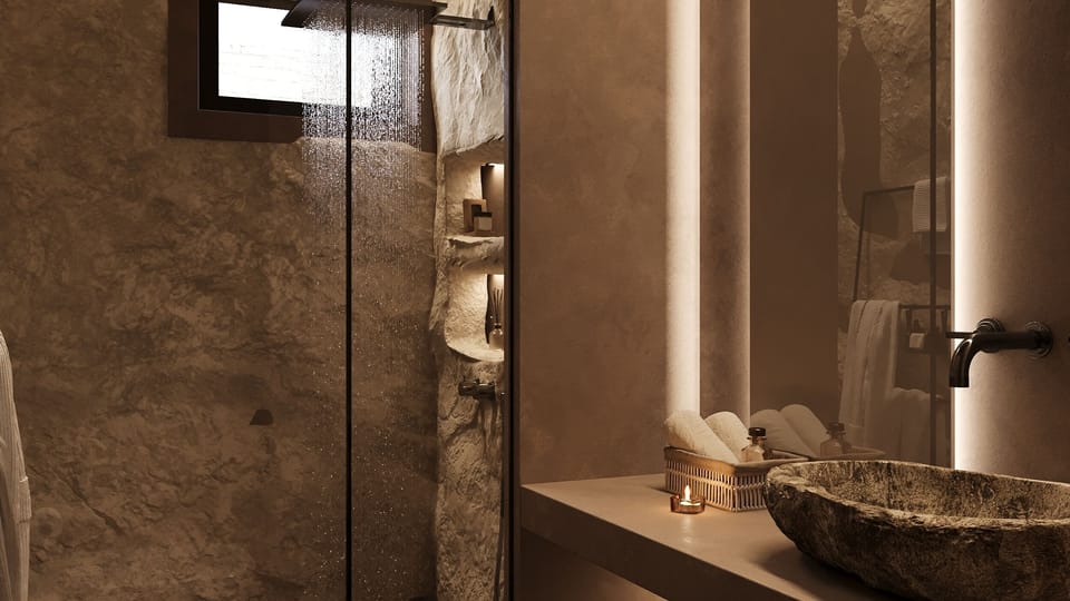 Two Bedroom Royal Villa with Private Pool | Bathroom | Slippers