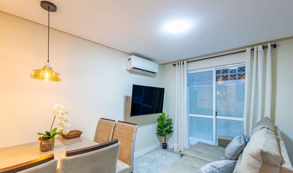 Basic Apartment | Living area | 40-inch TV with digital channels